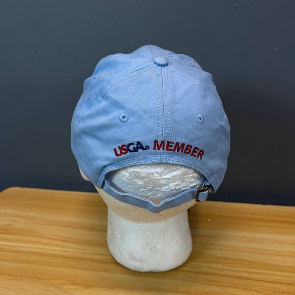 USGA U.S. Open 2019 Pebble Beach Golf Hat Cap Blue Adjustable Light Blue - Picture 4 of 8